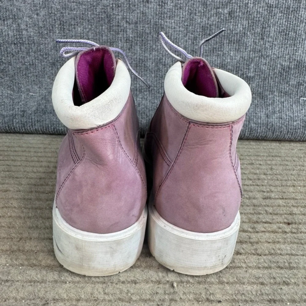 Timberland Nellie Chukka Double Waterproof Boots Lavender Purple White Sole 8
